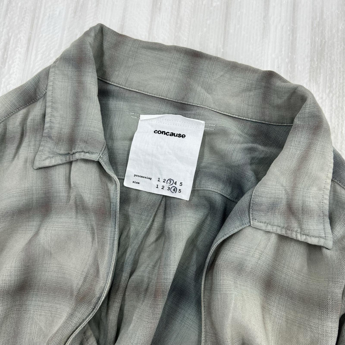 長袖シャツ concause skipper shirts (4) 4 グレー
