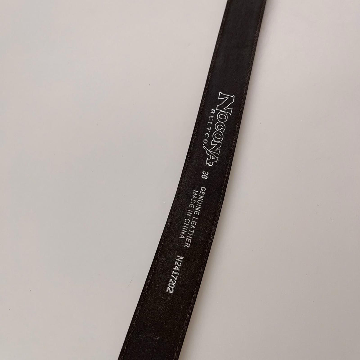 その他アクセサリー NOCONA レザーベルト ブラウン