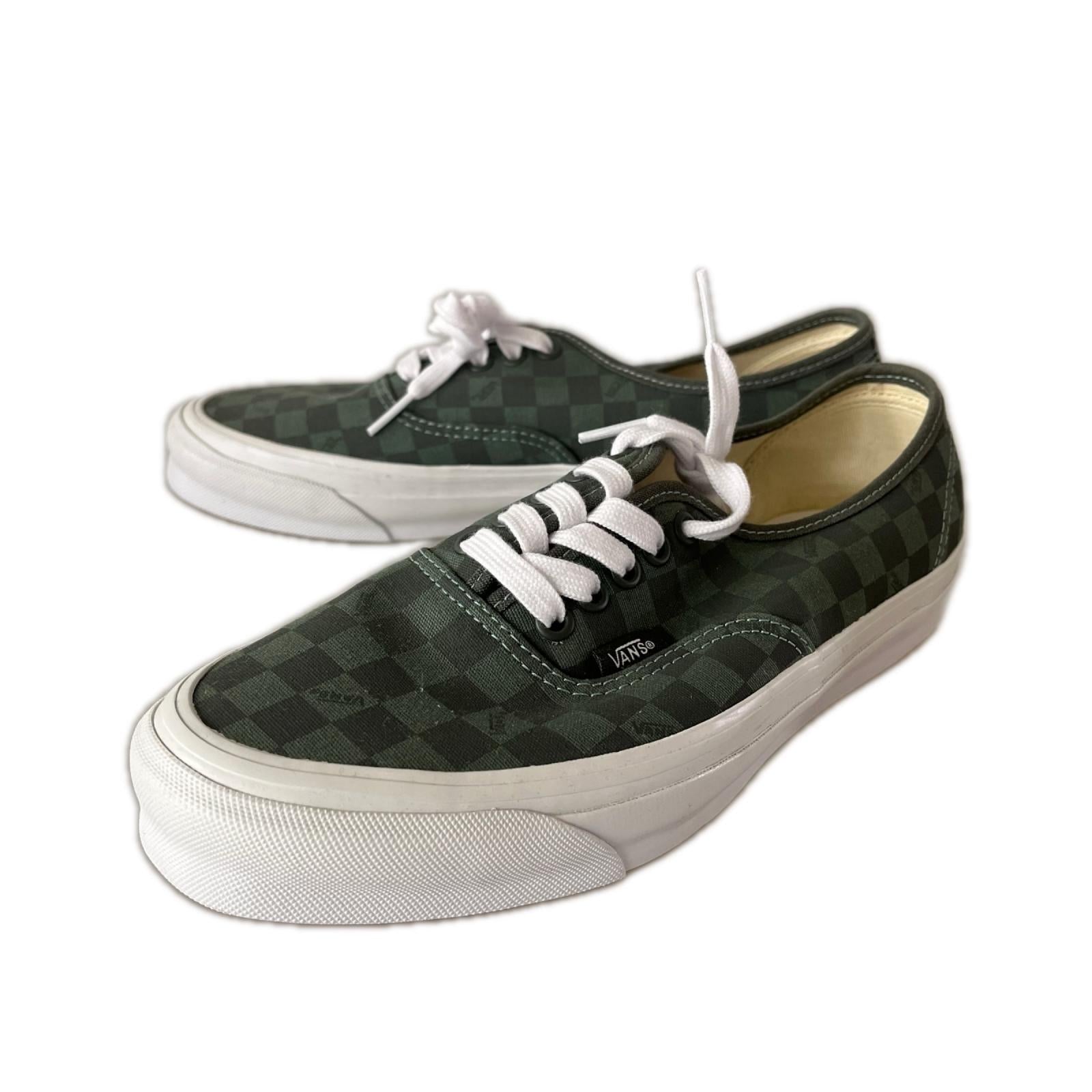 スニーカー VANS OG authentic 507452 緑 (26.5) 26.5cm (US8 1/2 UK8 EU43) グリーン