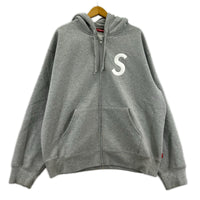 パーカー s logo zip up hooded グレー (L) L グレー