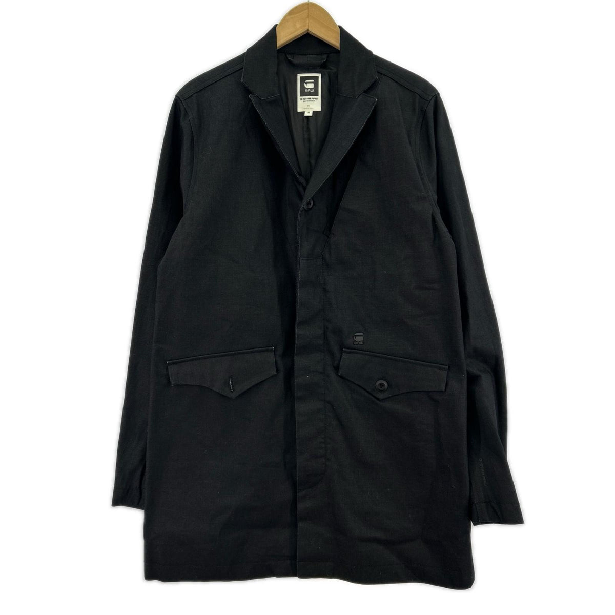 ジャケット CAMCORD GARBER TRENCH 濃紺 M M ブラック