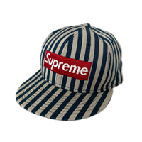 キャップ 13AW Striped Box Logo New Era Cap
