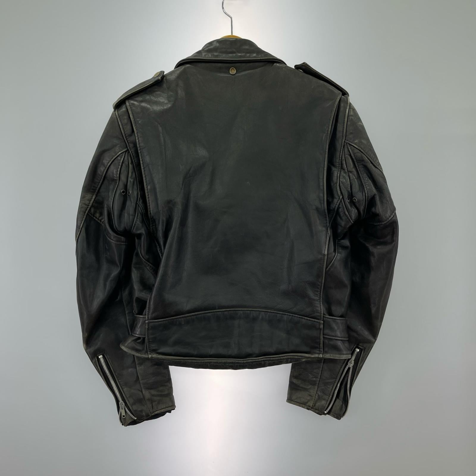 ライダースジャケット 90s USA製 PERFECTO ダブルライダースジャケット 黒 38 38 ブラック
