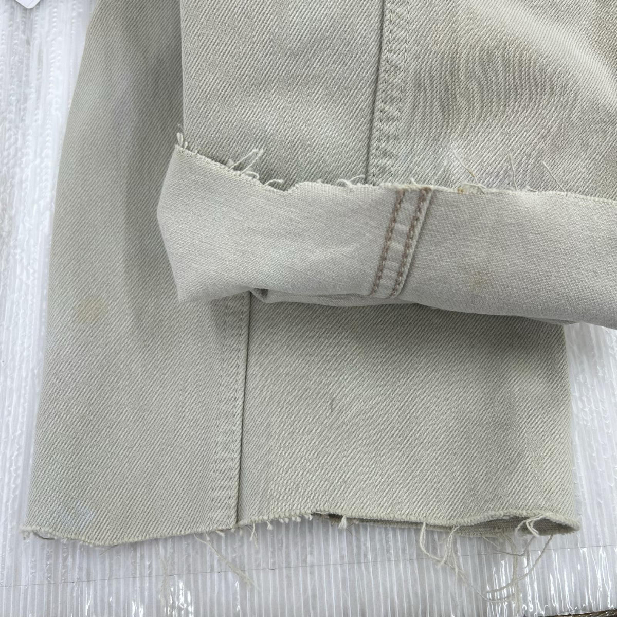 デニムパンツ 90S 501 ボタン裏刻印299 ユーロ ベージュ (34) ベージュ