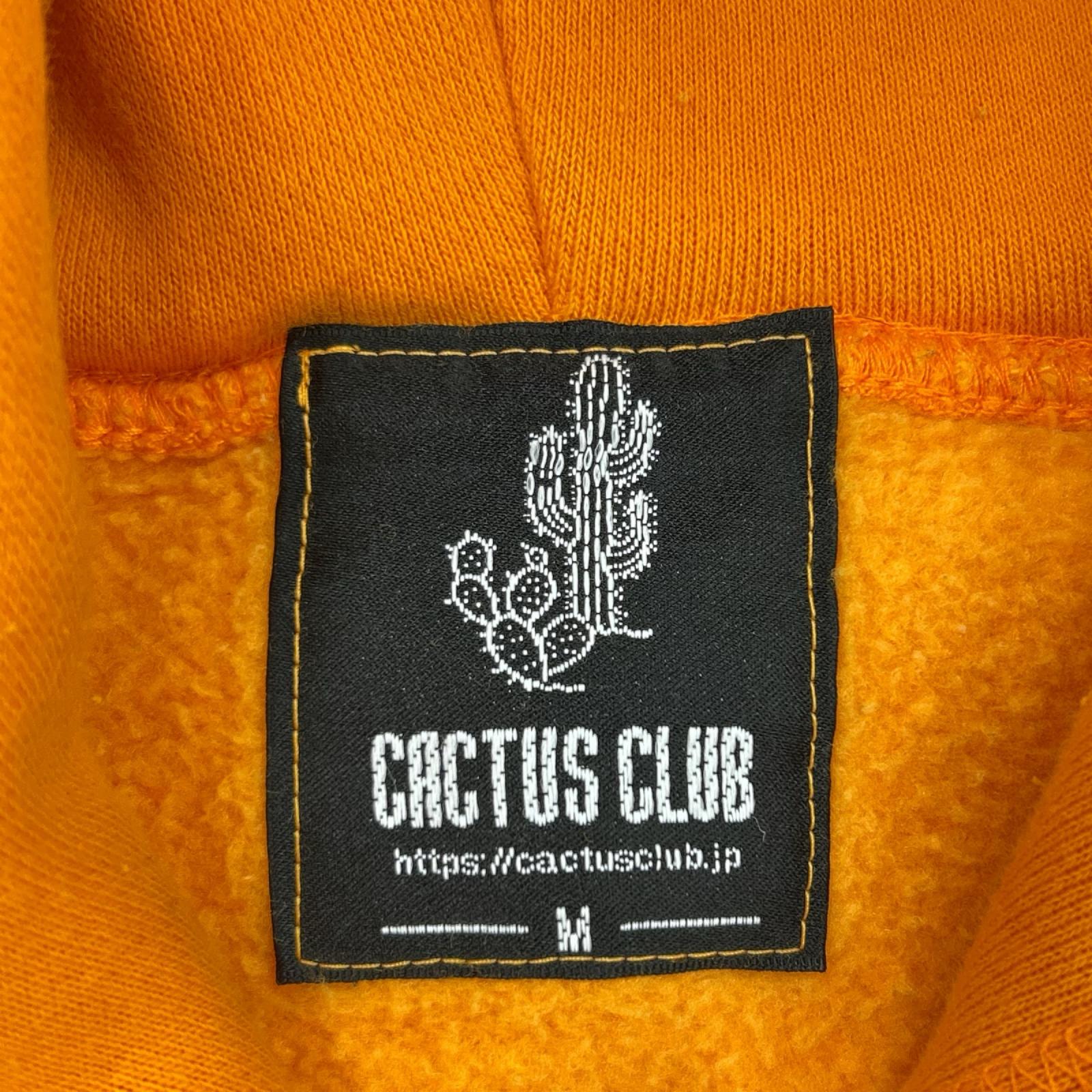 パーカー CACUTS CLUB ロゴ オレンジ (M) M オレンジ