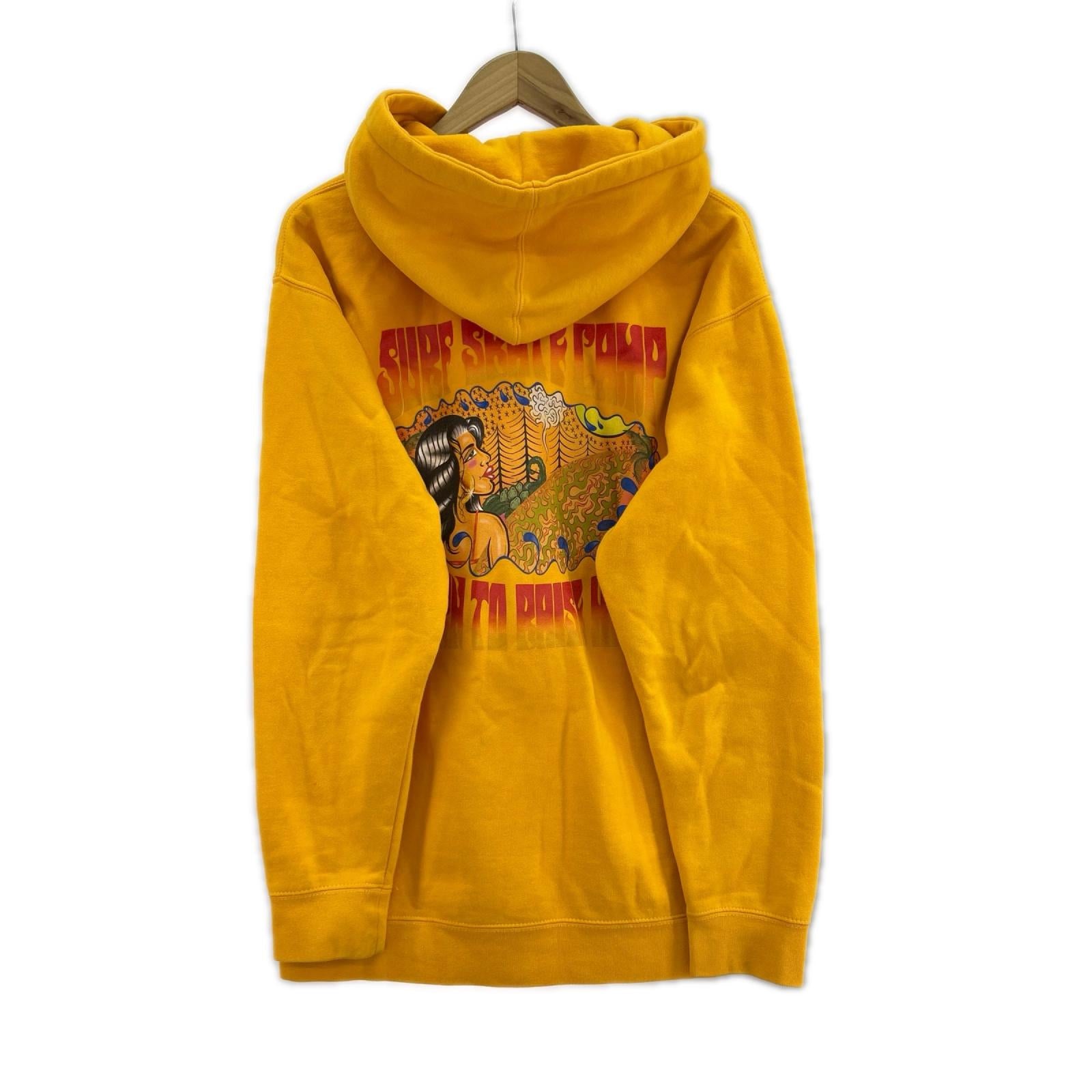 パーカー SURF SKATE CAMP INDEPENDENT 黄 M イエロー