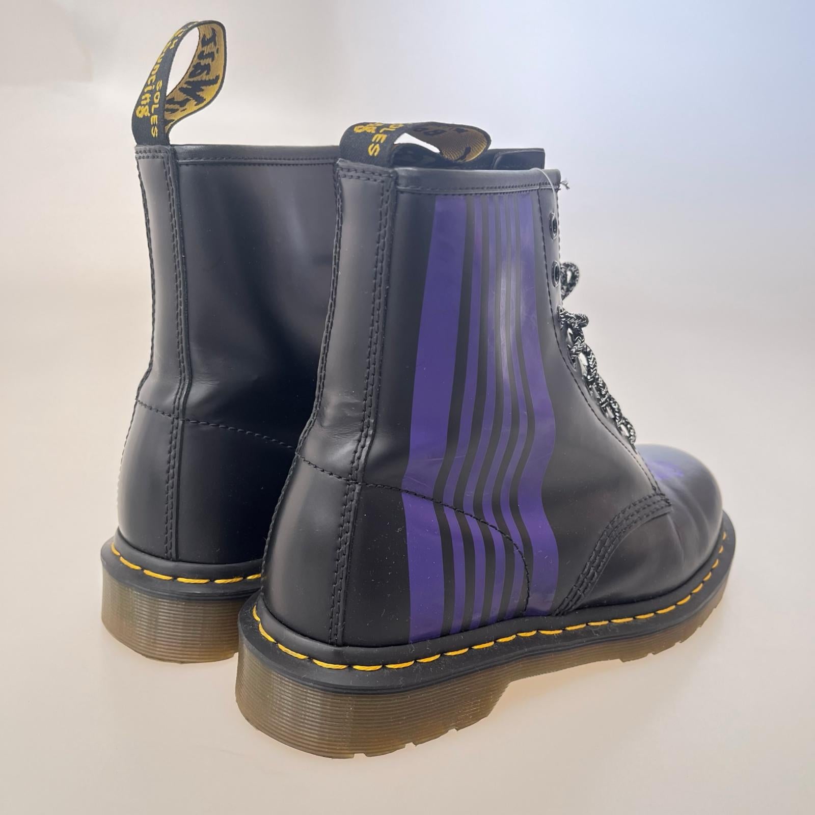 ブーツ 60周年 1460 Special 8 Holes Stripe Boots 8ホールブーツ (UK7) ブラック