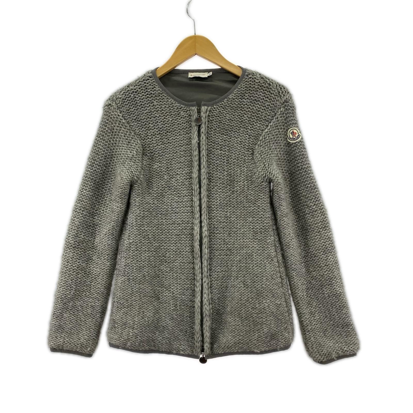 ジャケット MAGLIONE TRICOT ニットジャケット グレー グレー