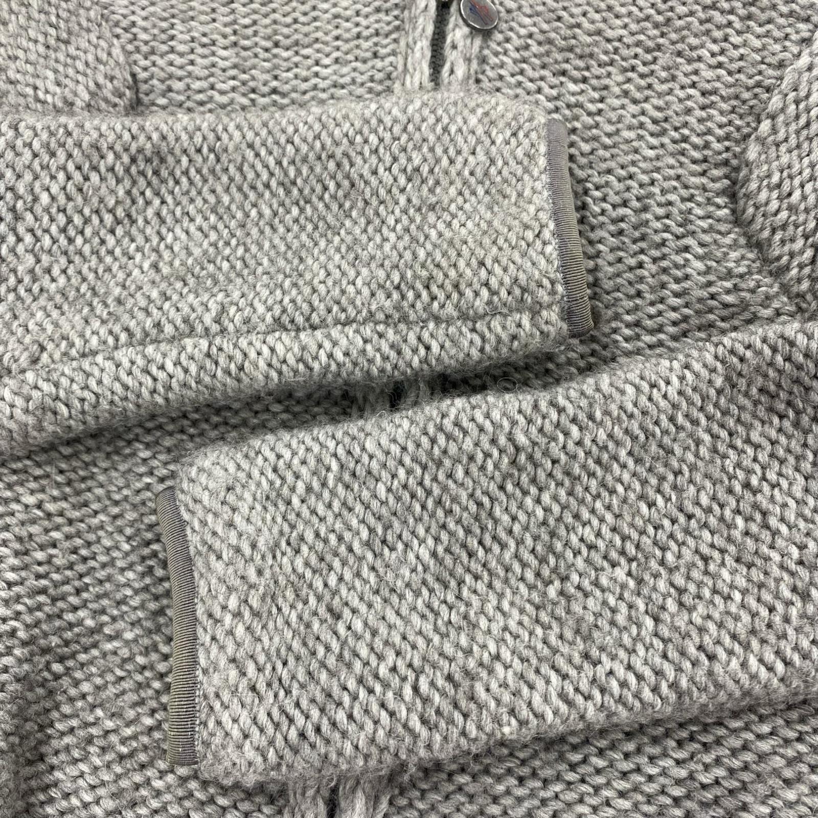 ジャケット MAGLIONE TRICOT ニットジャケット グレー グレー