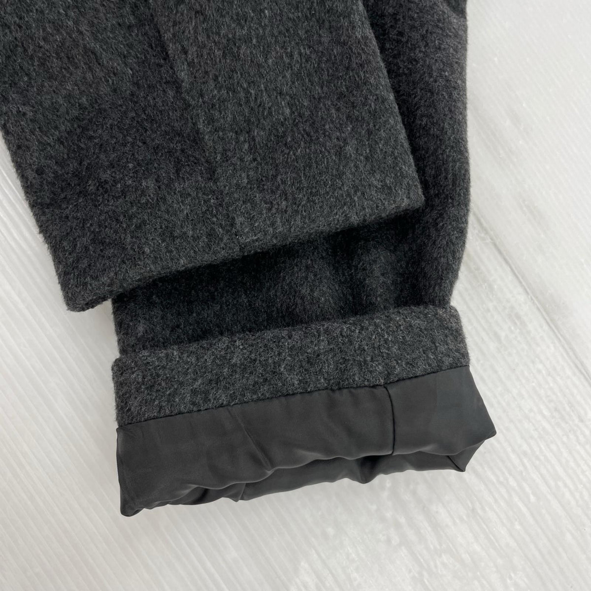その他アウター Louere ロングコート 黒 L グレー