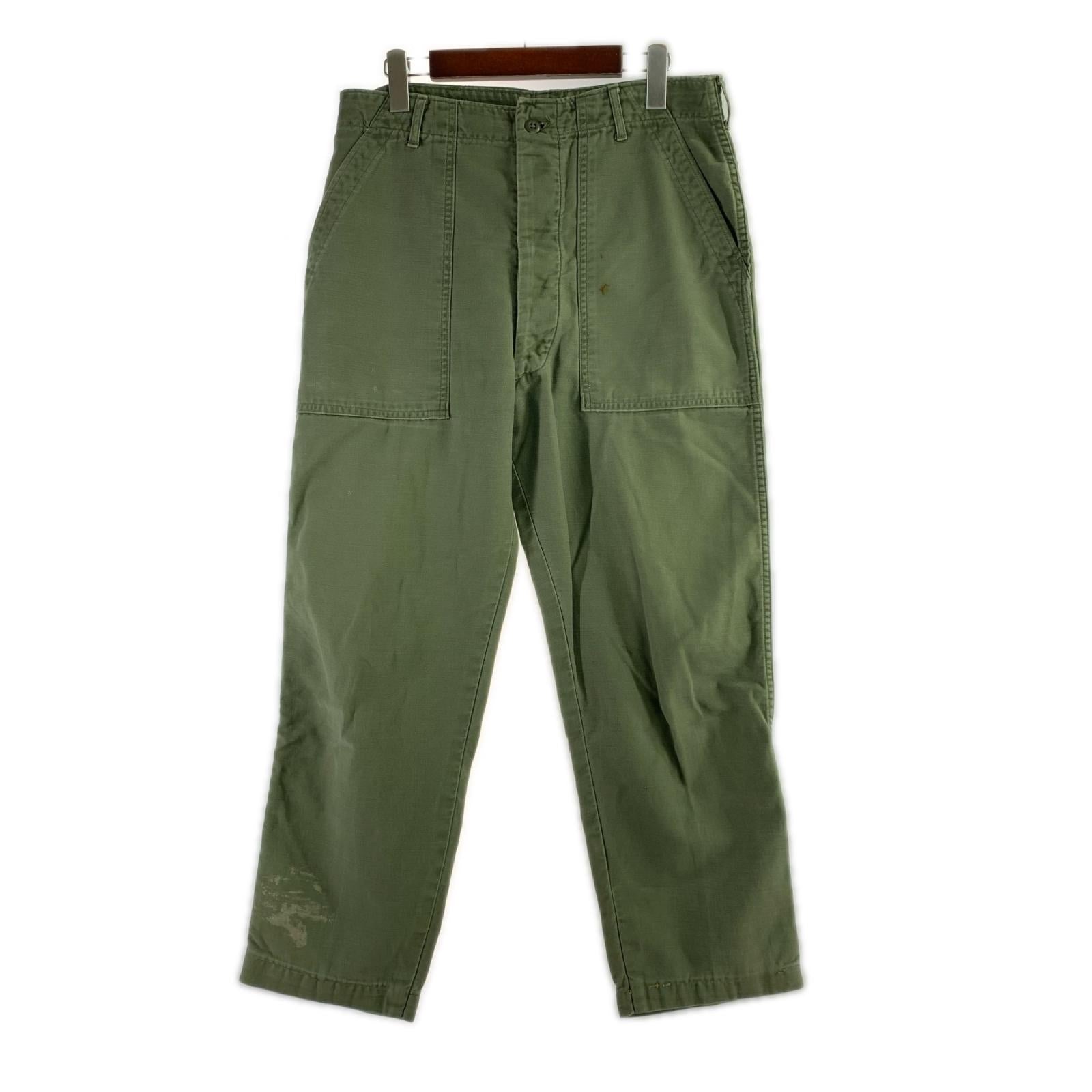 パンツ U.S.ARMY 60s OG107 ベイカーパンツ (W34L35表記)