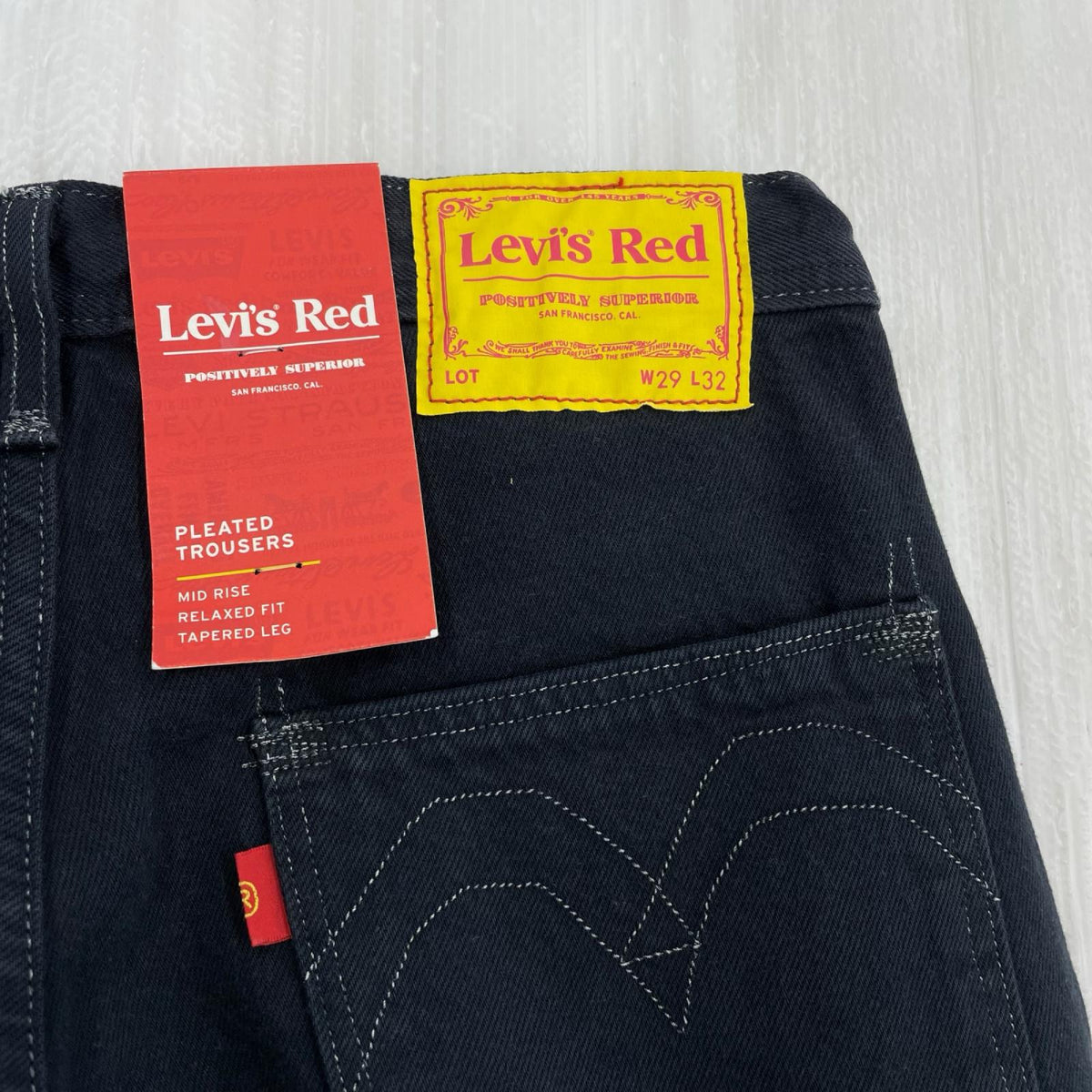 デニムパンツ levis silver tab/STRAIGHT/W34
