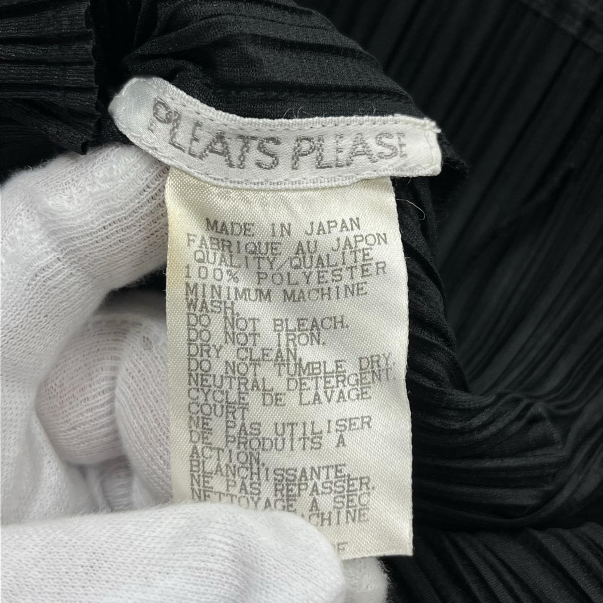 その他トップス PLEATS PLEASE 黒ブラウス ブラック