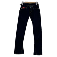 デニムパンツ EVISU donna バックジップ カモメプリント フレアデニム 24×32