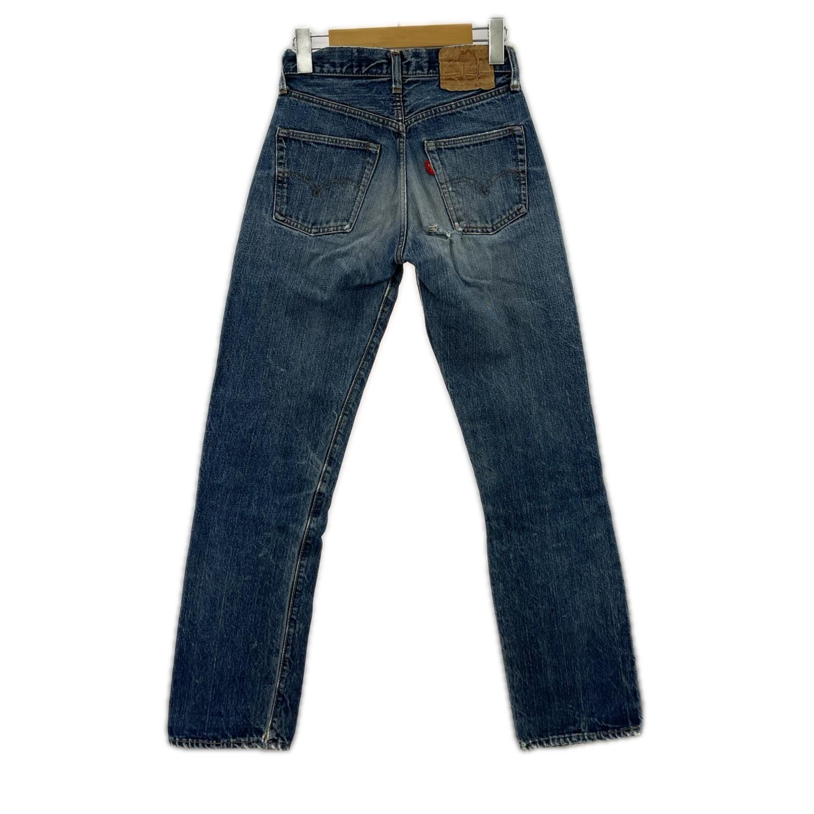 デニムパンツ Levi's 66前期 ボタン裏6 スモールe 501 ブルー