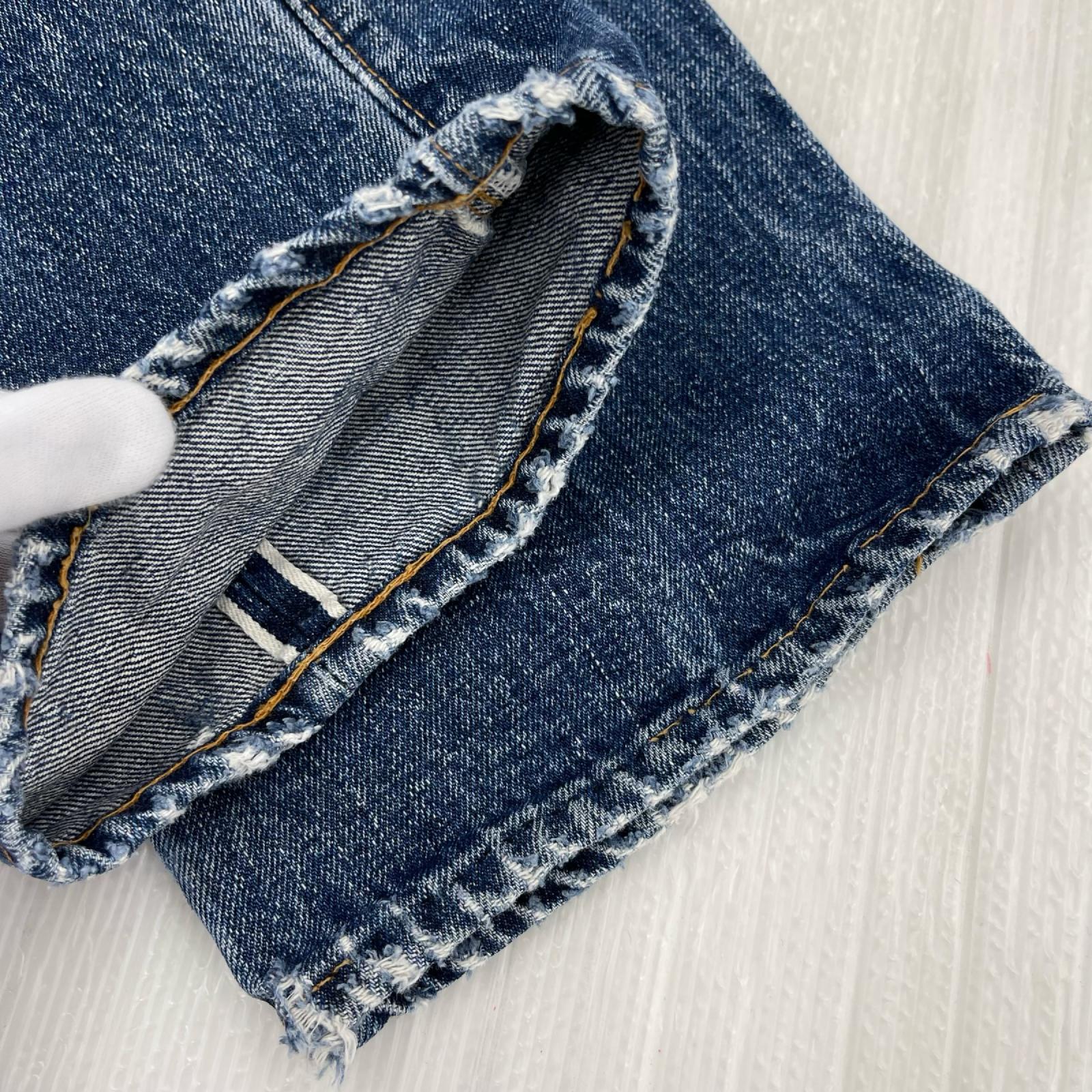 デニムパンツ Levi's 66前期 ボタン裏6 スモールe 501 ブルー