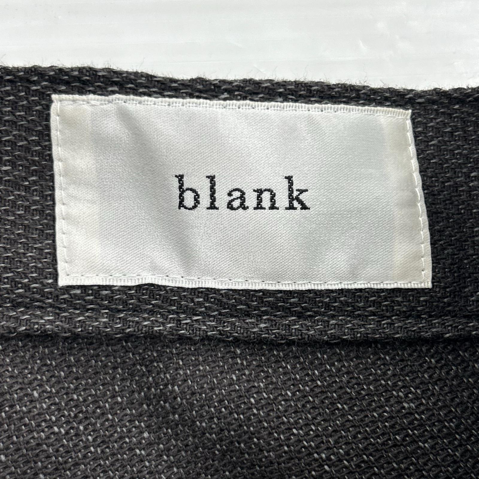 パンツ BLANK ロングパンツ 3 3 ブラック