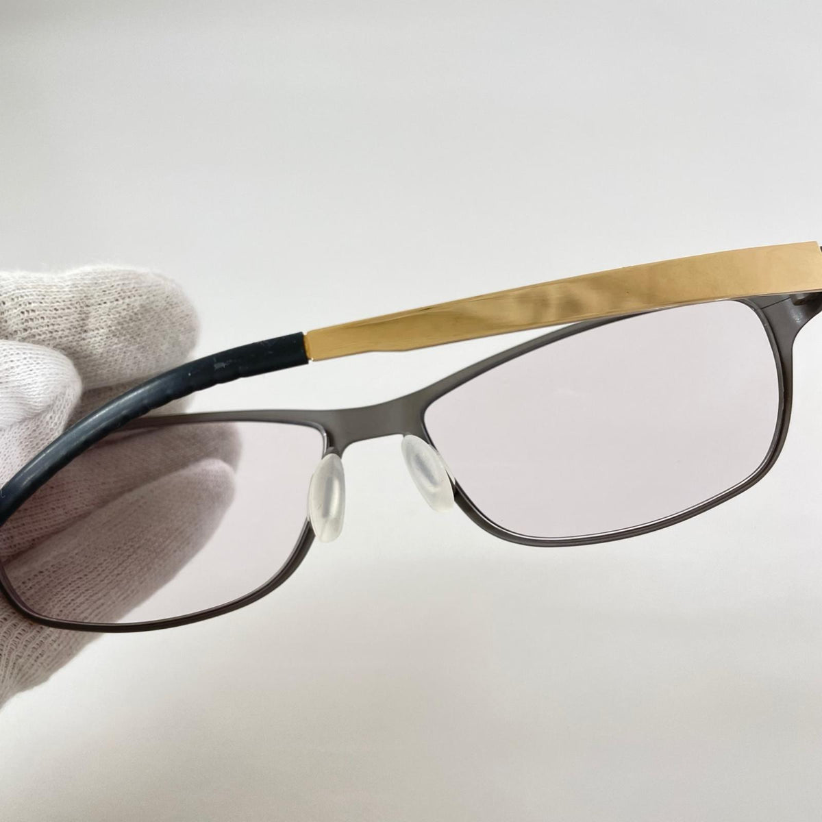 その他アクセサリー orgreen MONEYPENNY チタン 度入り眼鏡 グレー