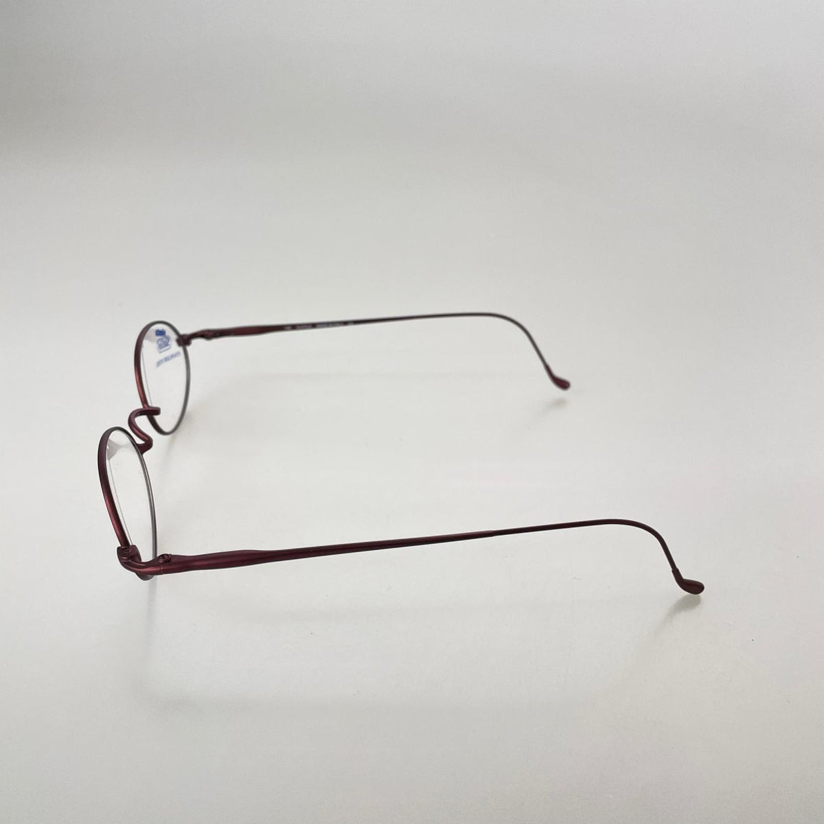 その他アクセサリー 80s頃 SAFILO TEAM 3957 オーバルフレーム 眼鏡 ボルドー