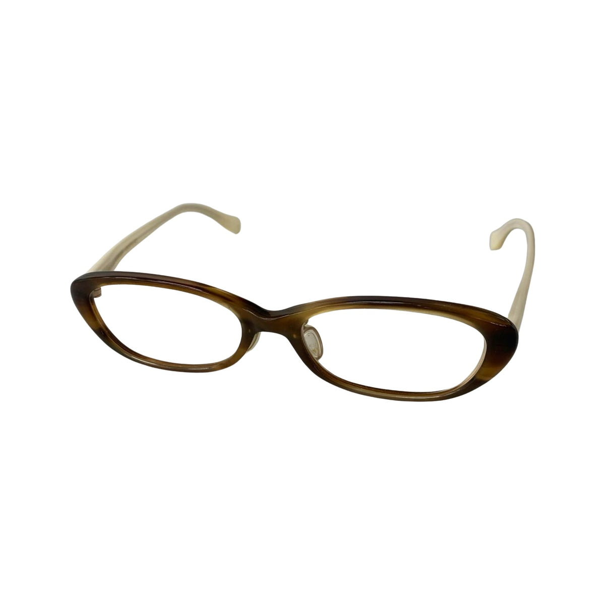その他アクセサリー OLIVER PEOPLES Adina テンプルカラー切替 フォックス 度入り眼鏡 ブラウン