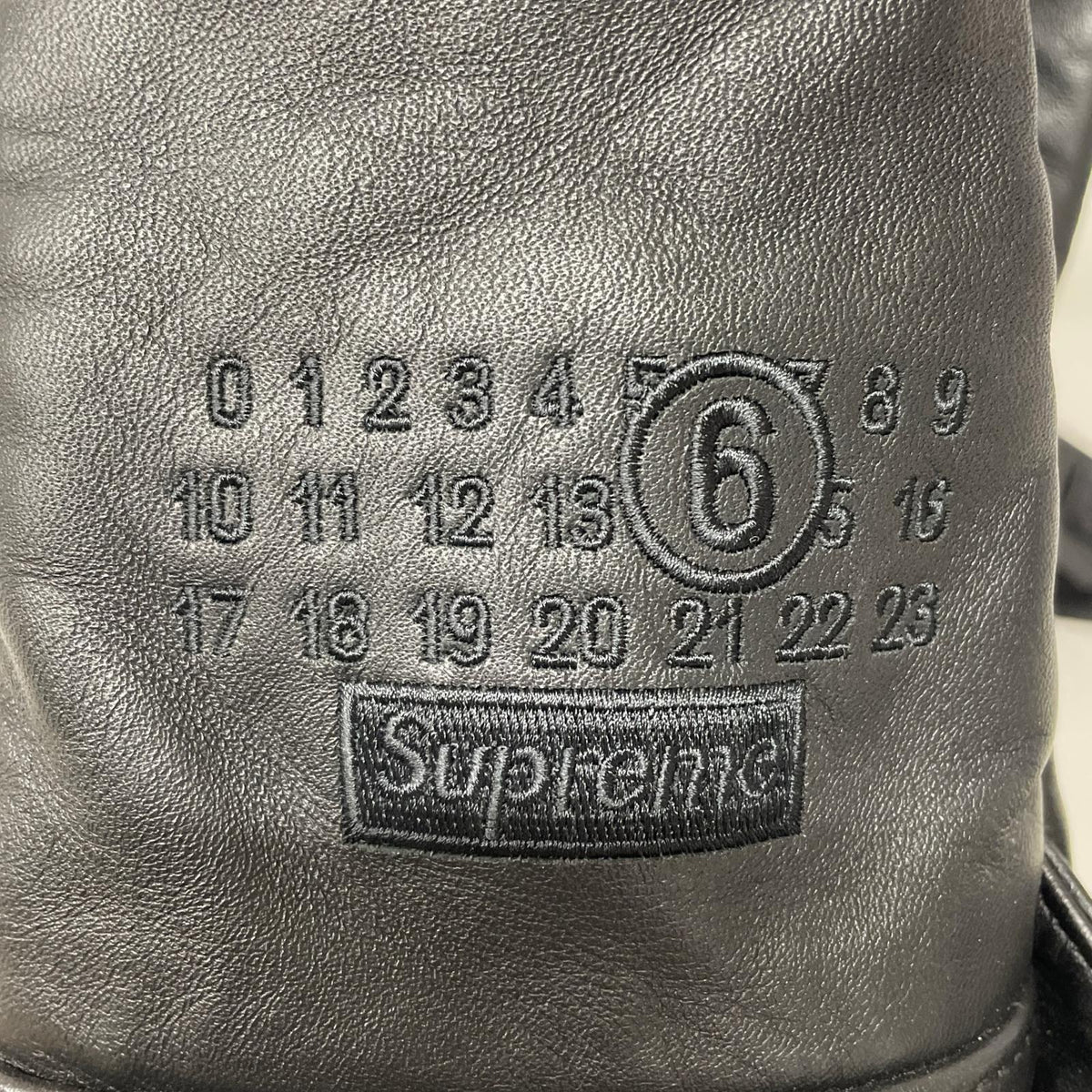 リュック・デイパック ×MM6 Eagle Leather Backpack ブラック