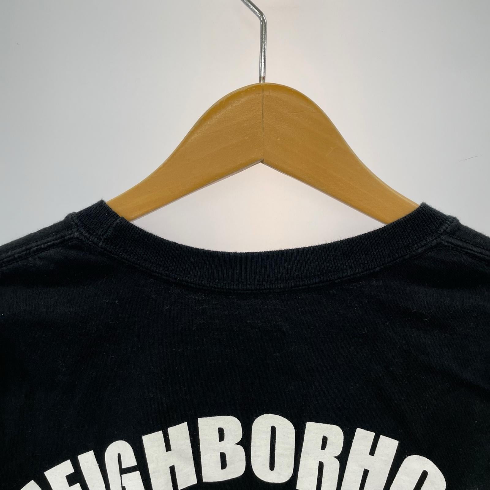 長袖Tシャツ バックプリント L ブラック L ブラック