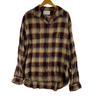 長袖シャツ HAIRLY PLAID OPEN COLLOR SHIRTS 3