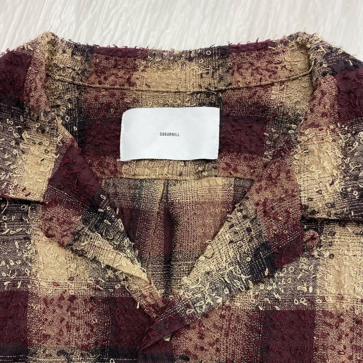 長袖シャツ HAIRLY PLAID OPEN COLLOR SHIRTS 3
