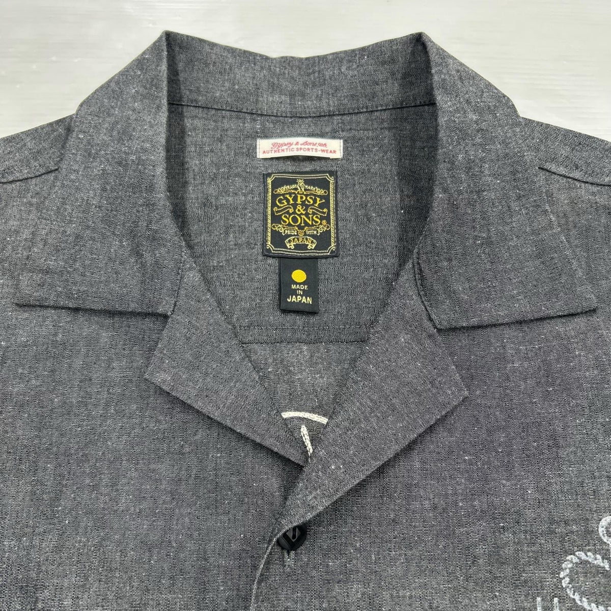 半袖シャツ CHAMBRAY U.S.S. MARINE SHIRT グレー 2 グレー