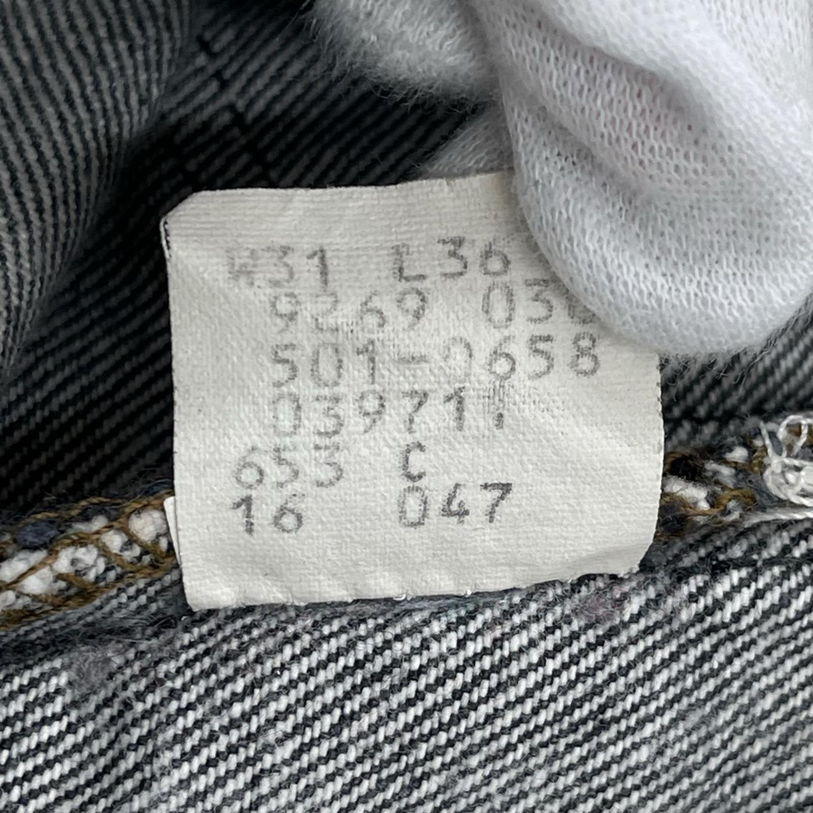 デニムパンツ 80s 501 ボタン裏653刻印 先染めブラック 31 ブラック