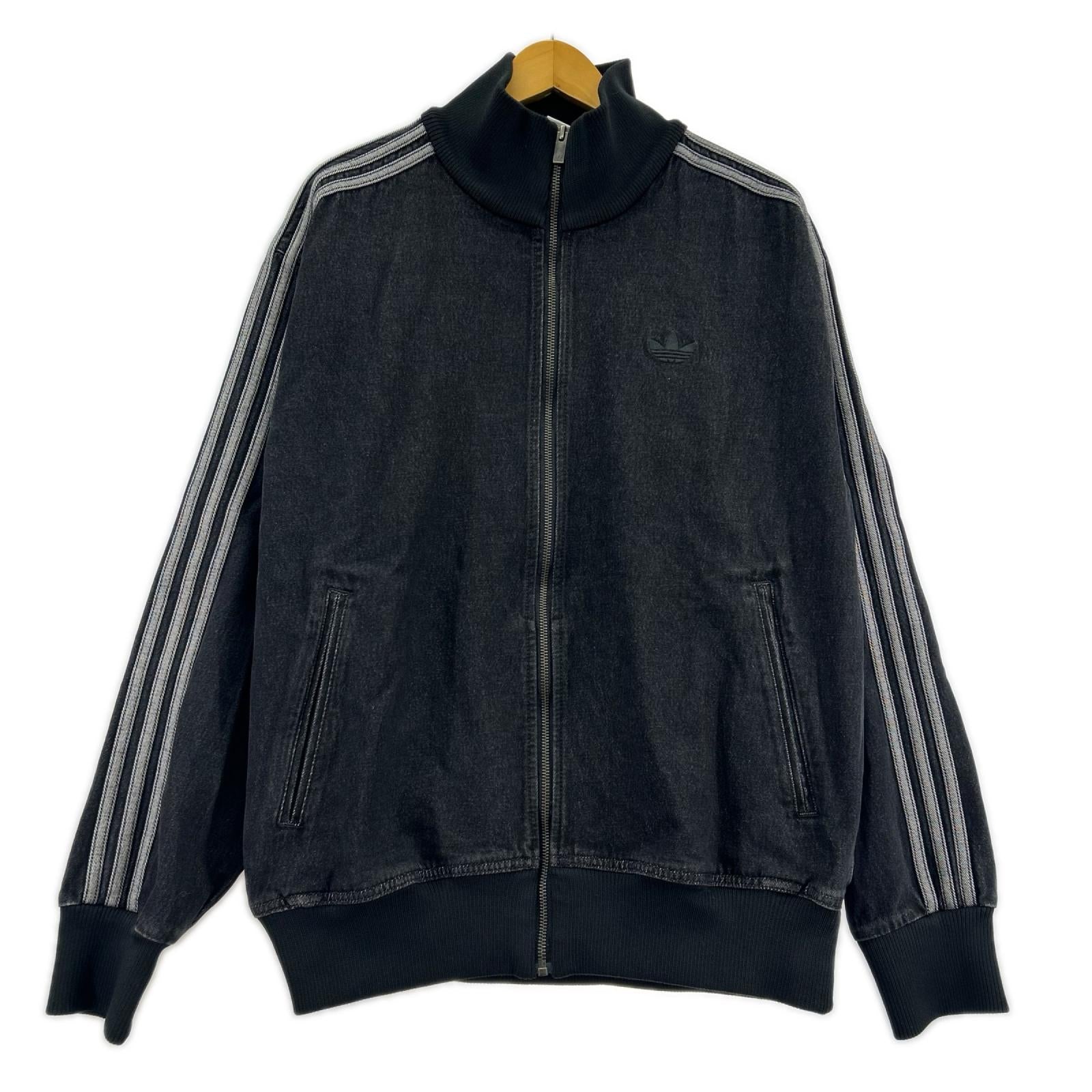 ジャケット デニム ファイヤーバード トラックトップ(XL) ブラック