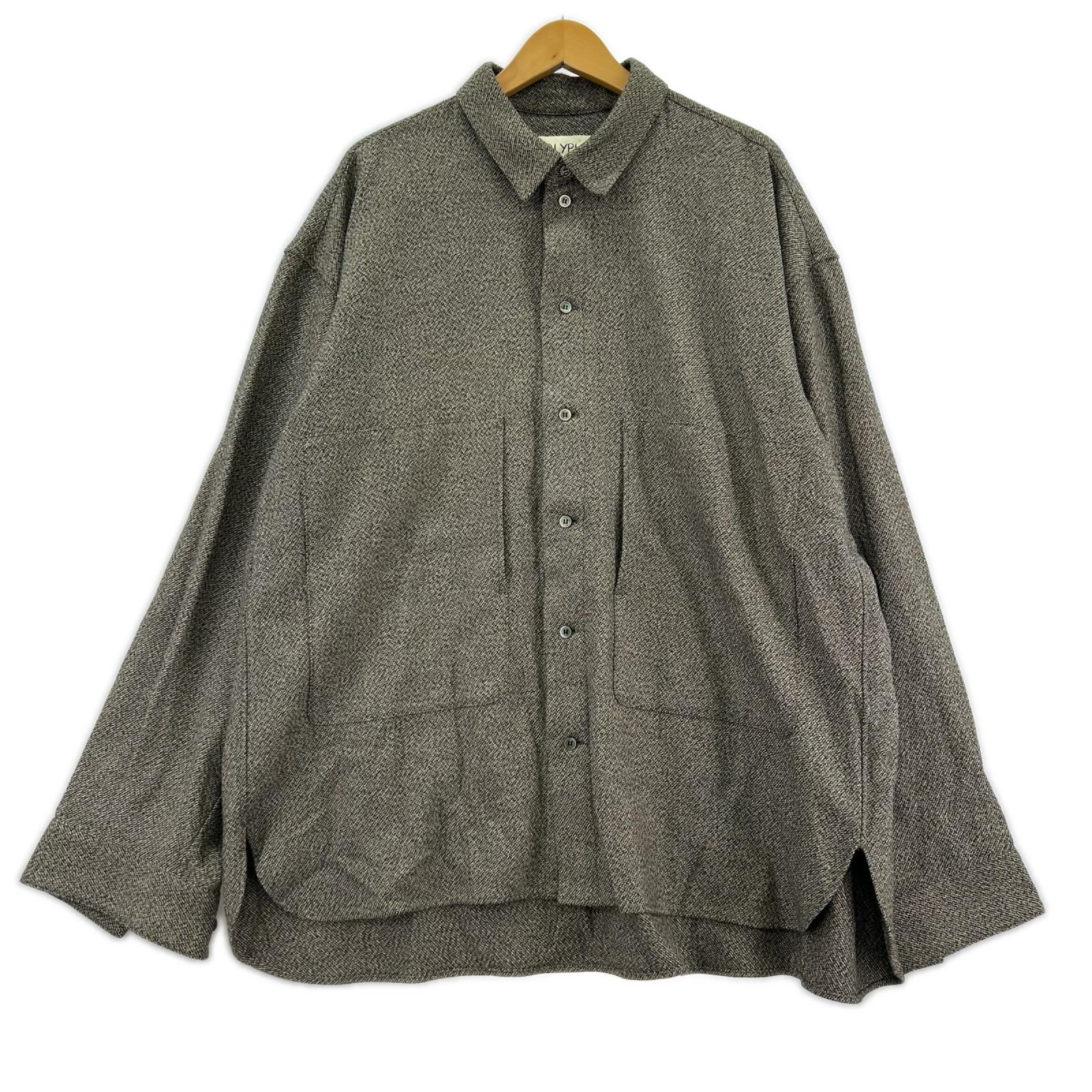 ジャケット SHIRT JACKET B 4 ブラウン