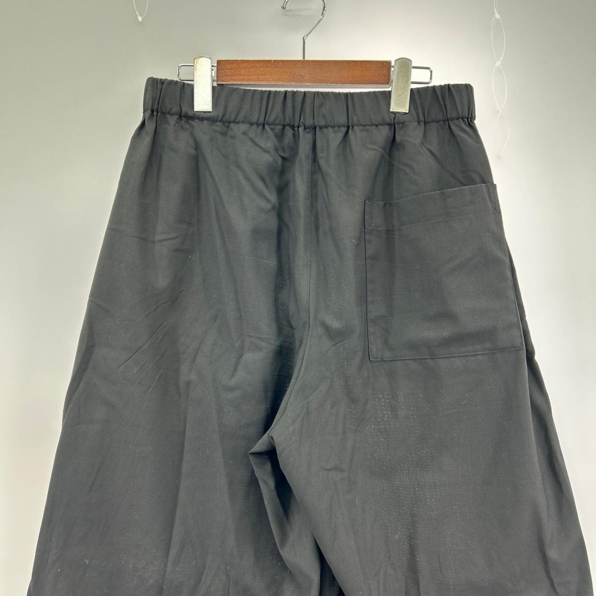 パンツ ウールイージースラックス BLK 1 ブラック