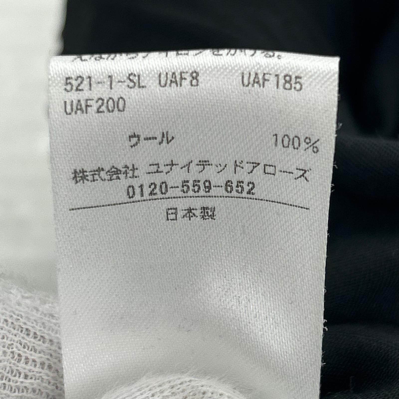 パンツ ウールイージースラックス BLK 1 ブラック