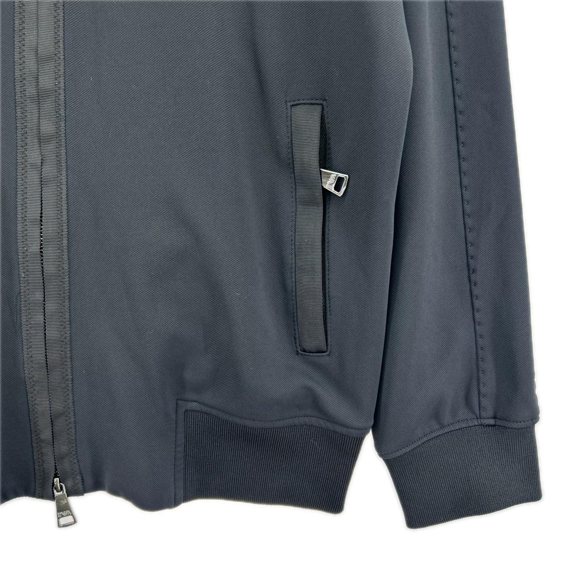 ジャケット EMPORIO ARMANI ボンバージャケット S 紺 S ブラック