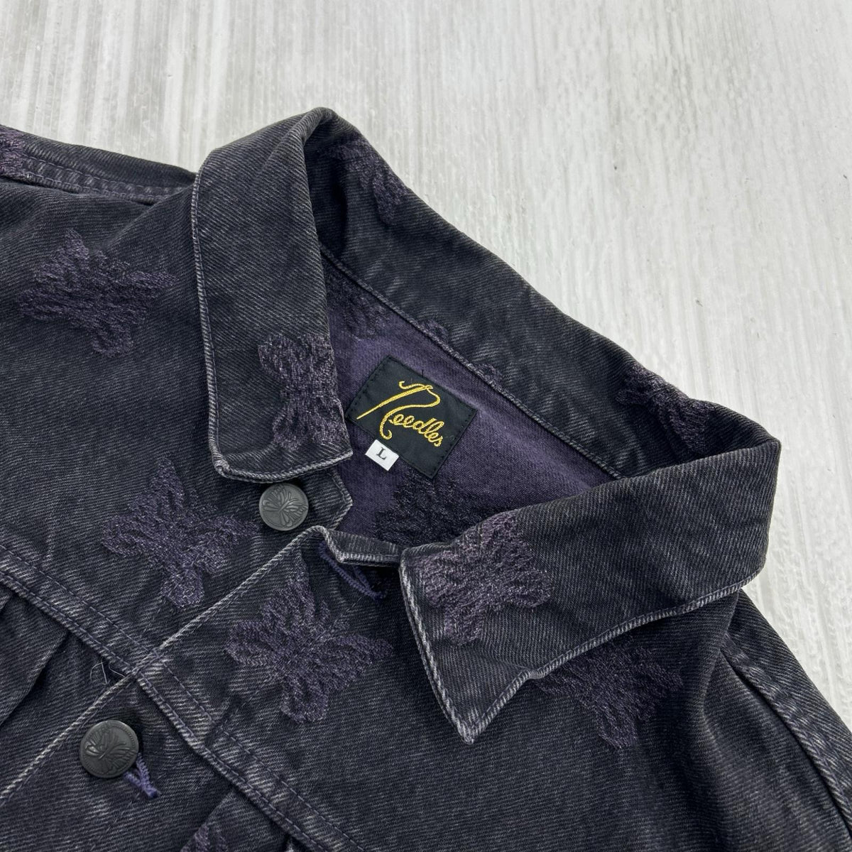 デニムジャケット MR208 M.W.Jean Jacket PUP L L パープル