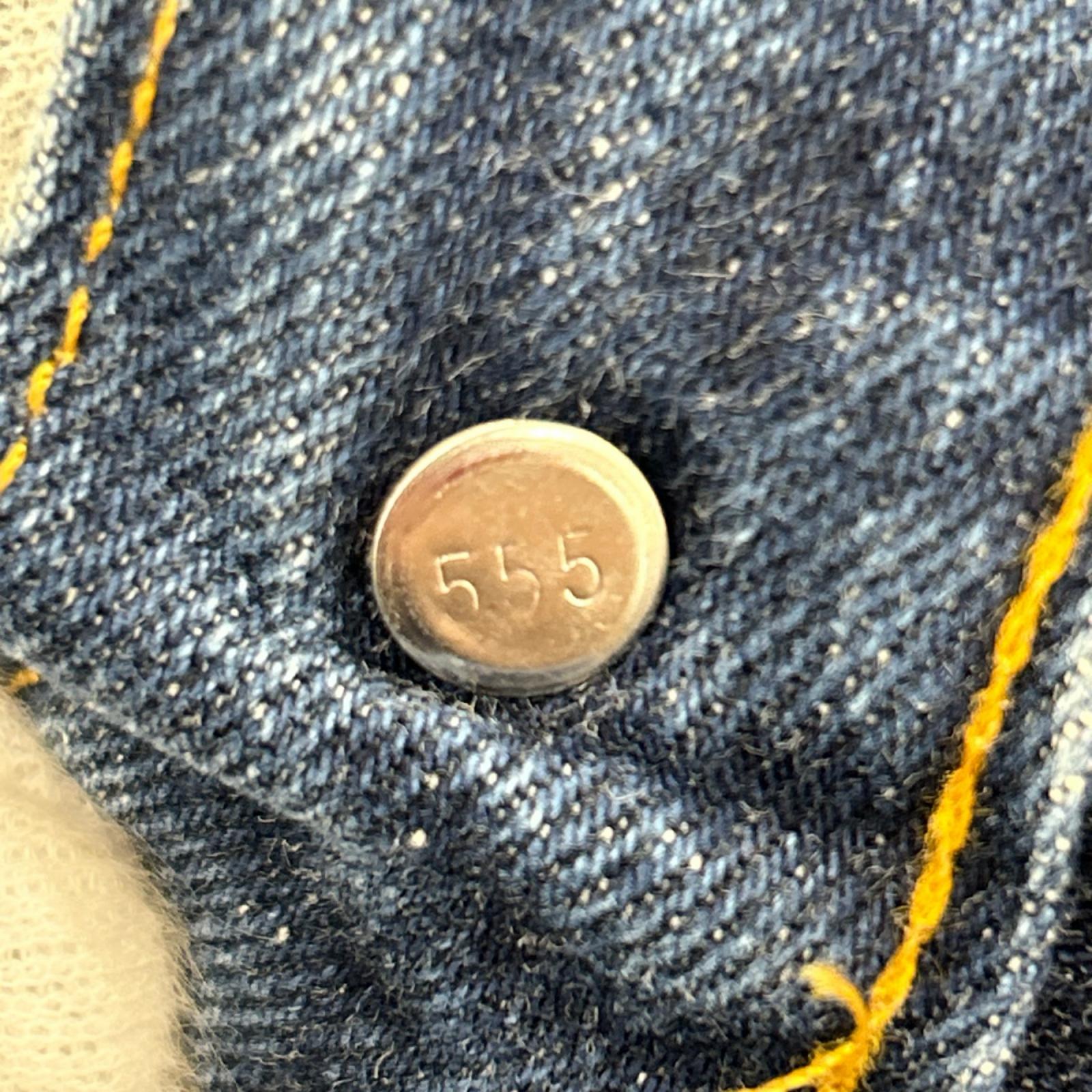 デニムパンツ 90s 201XX バレンシア USA製 W32 L36 32 ネイビー