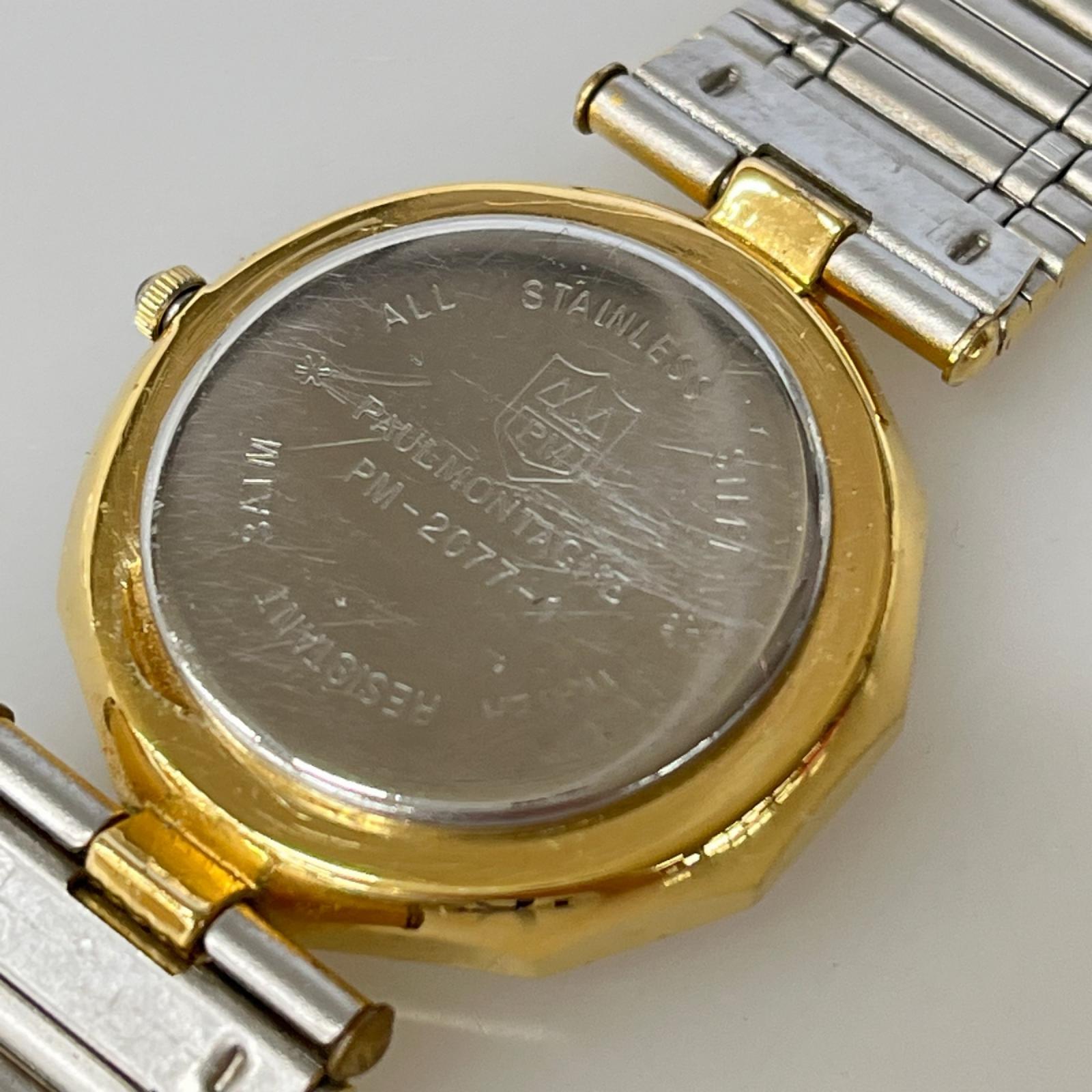 腕時計 PAUL MONTAGNE QOZ 金 ゴールド