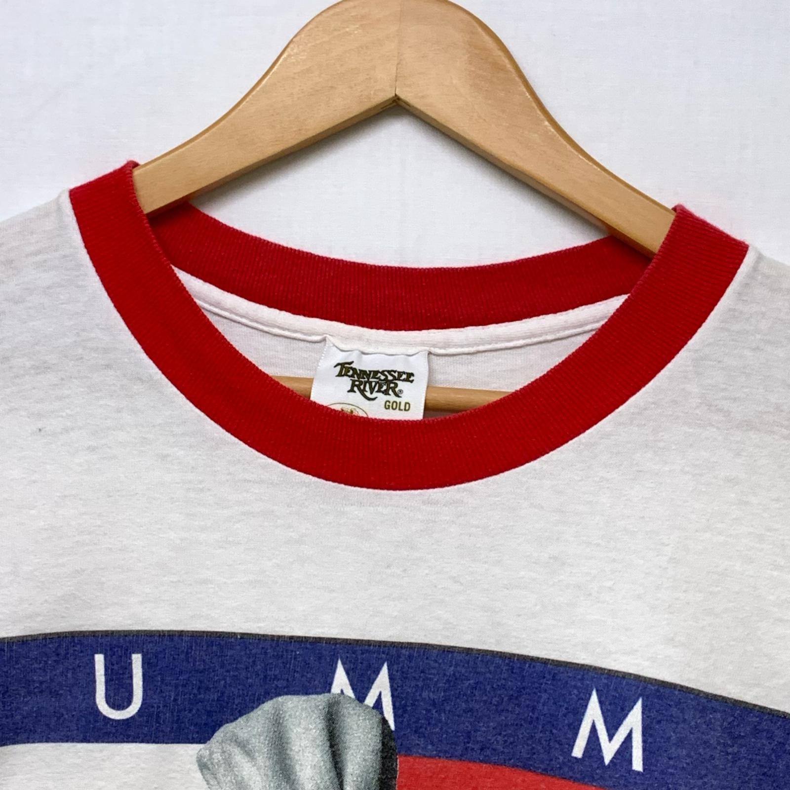 半袖Tシャツ 90s Pillsbury ドゥーボーイ 企業パロディリンガーTee XL ホワイト LL