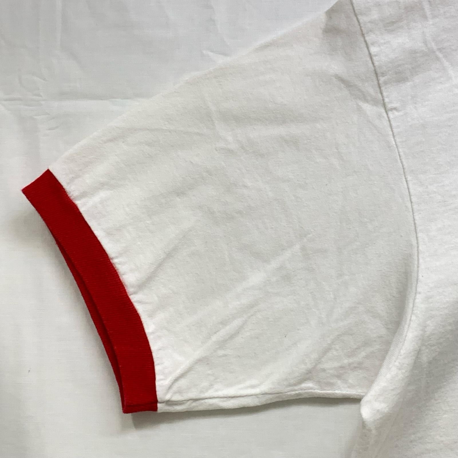 半袖Tシャツ 90s Pillsbury ドゥーボーイ 企業パロディリンガーTee XL ホワイト LL