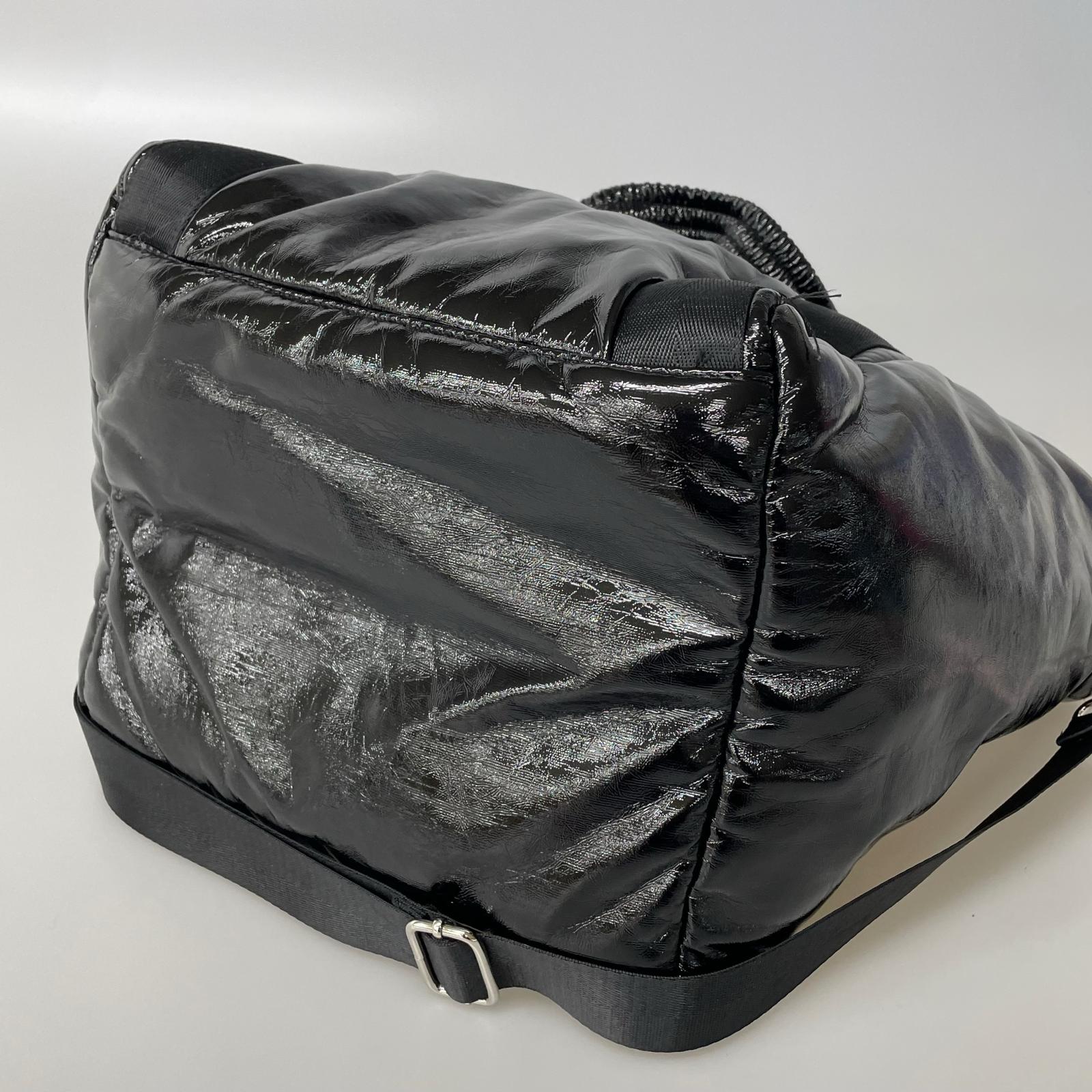 その他バッグ Glossy Tote Bag ブラック