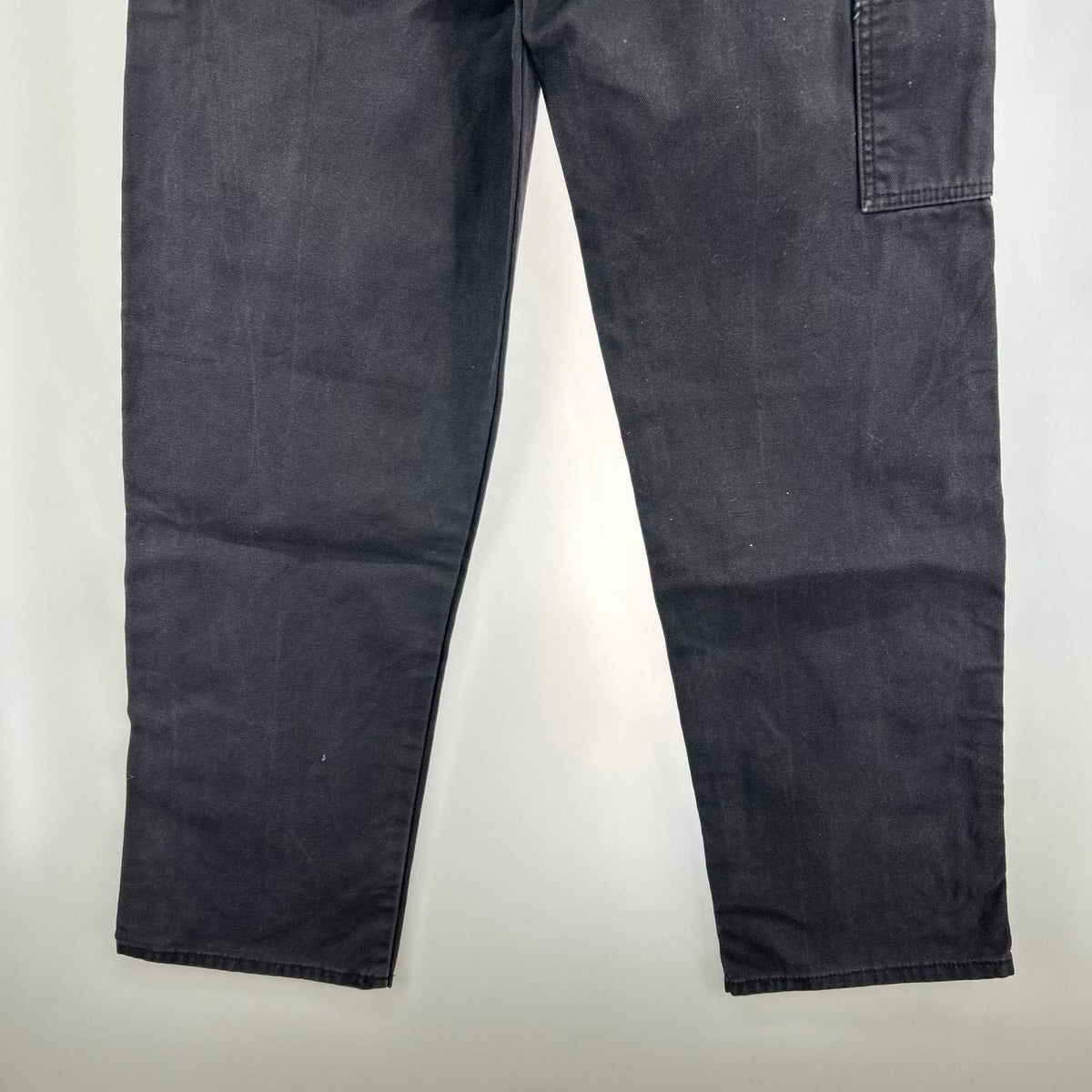 デニムパンツ ダック地 ペインター 黒 ブラック