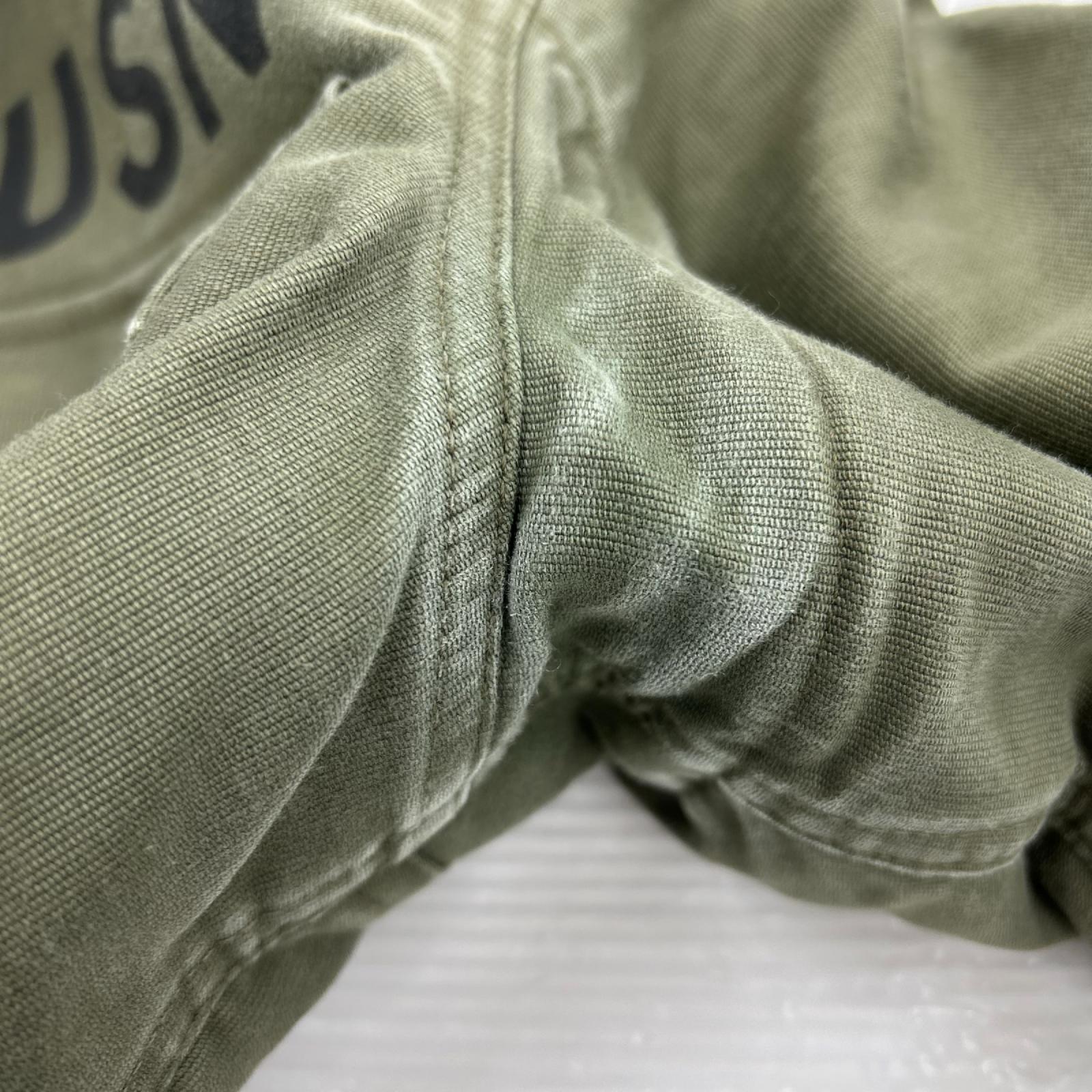 ミリタリージャケット U.S.NAVY A-2 デッキジャケット カーキ 38-40 M カーキ