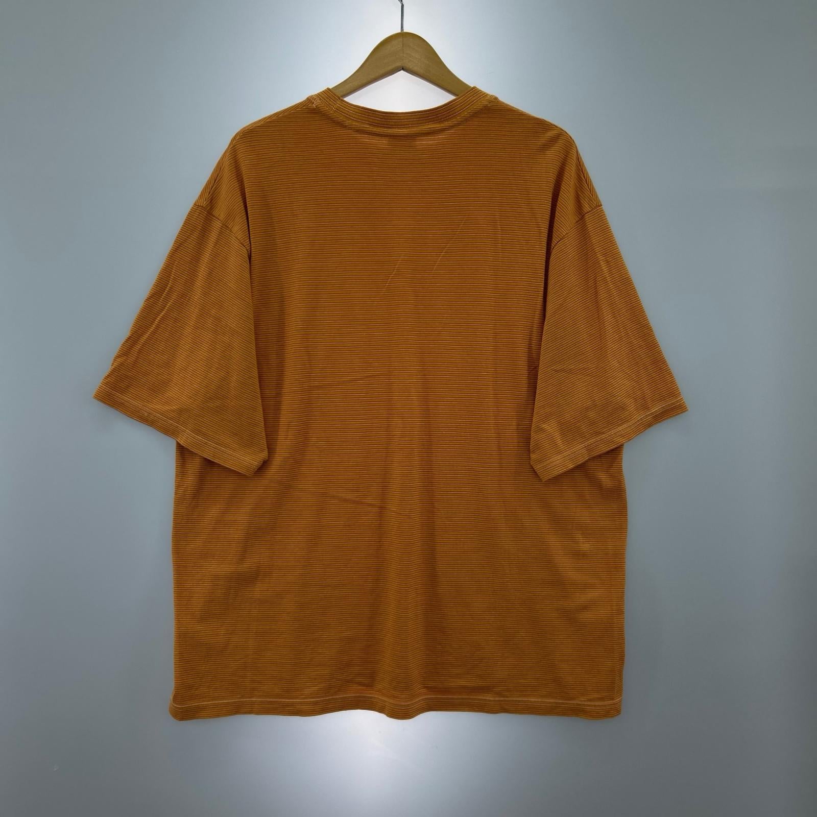 半袖Tシャツ Yonetomi ボーダー 4 4 オレンジ