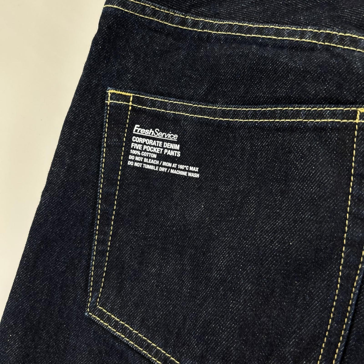 デニムパンツ CORPORATE DENIM FIVE POCKET PANTS L