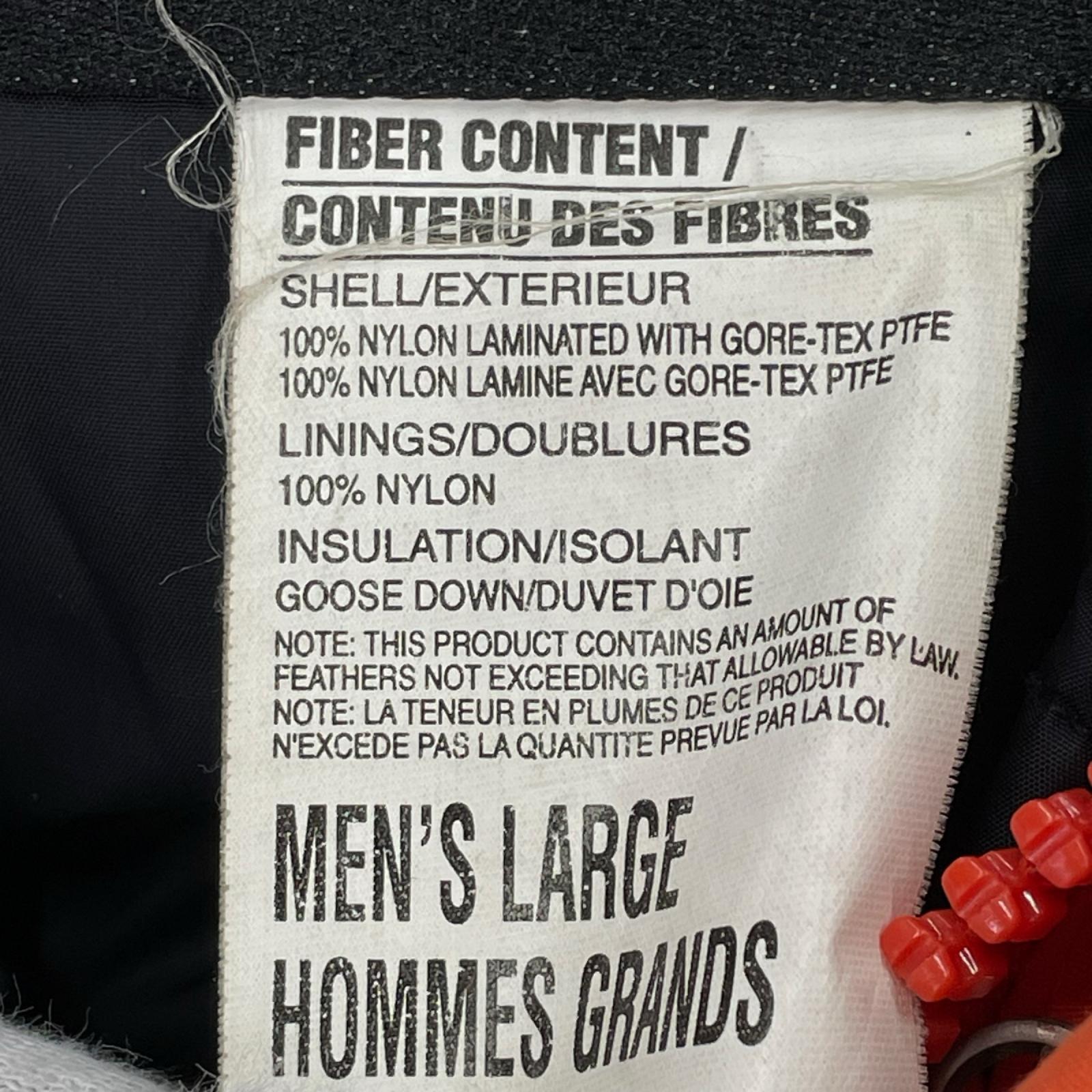 ダウンジャケット GORE-TEX ダウンマウンテンガイドジャケット オレンジ (L) L オレンジ