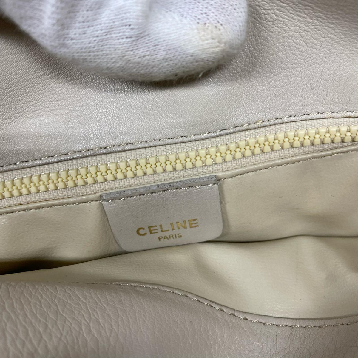 CELINE/ショルダーバッグ/白