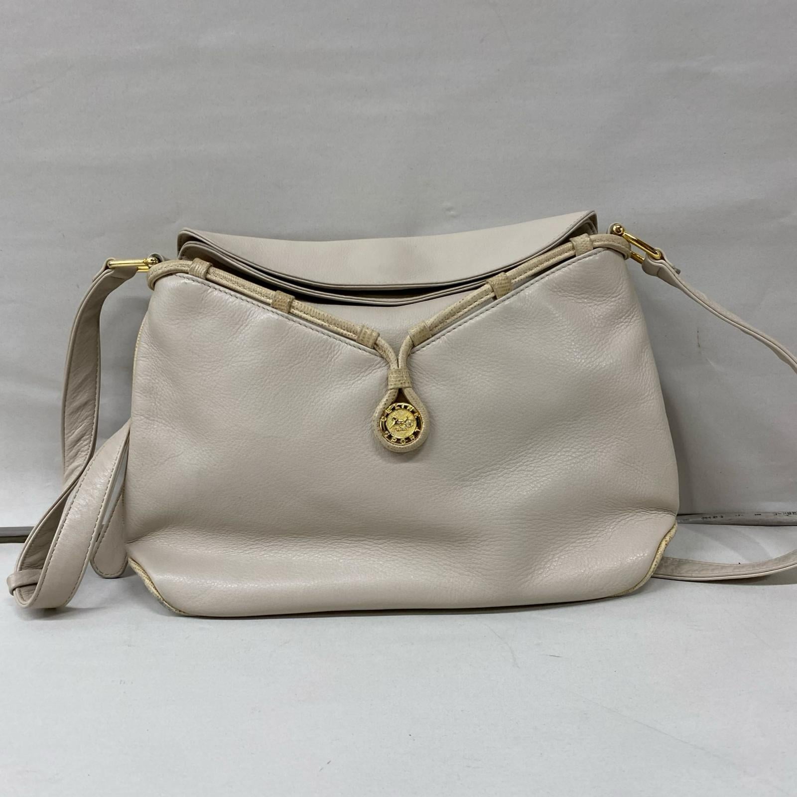 CELINE/ショルダーバッグ/白