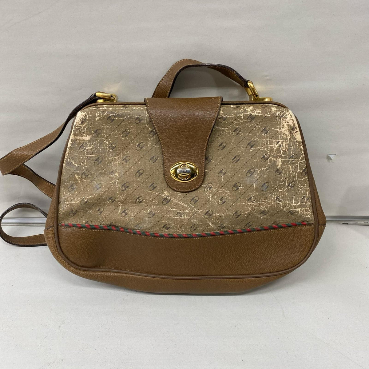 GUCCI/ロゴ総柄/ショルダーバッグ