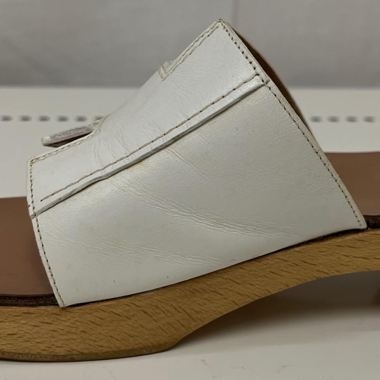 HERMES ケブラール ウッドソールサンダル